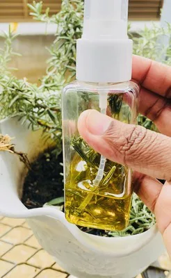 My Hair and Homemade Rosemary Oil